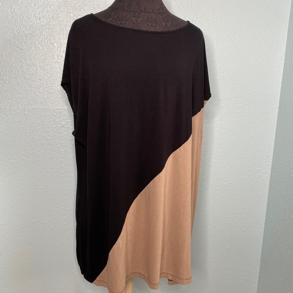 Catherine's Plus Size Colorblock Blouse - image 1